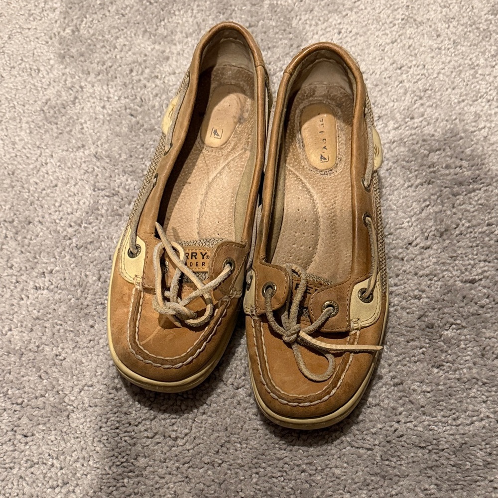 Sperry Two-Tone Leather Boat Shoes